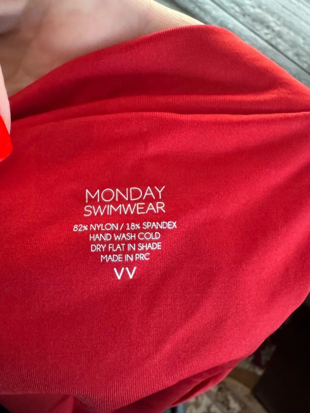 Monday Swimwear Riviera bottoms in Paprika